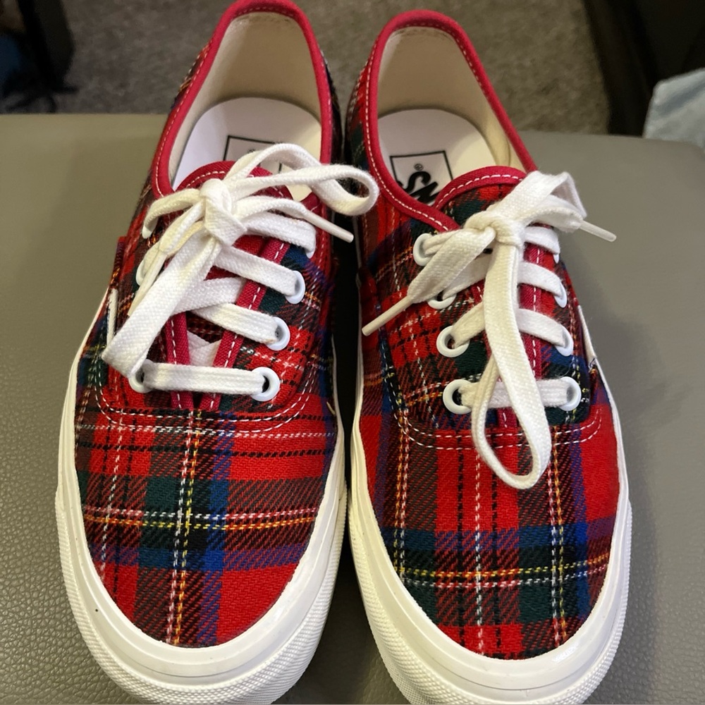 Vans X Pendleton 44 DX Anaheim Vans Shoes Mens 6.0  Red Plaid